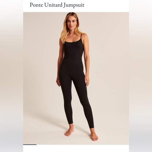 ABERCROMBIE & FITCH Ponte Jumpsuit - Picture 1 of 13